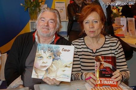 promotion du livre " Partage du coeur" avec Eva Darlan et Christian Rauth