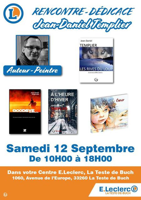 DEDICACE DU 12 SEPTEMBRE/ LECLERC LA TESTE