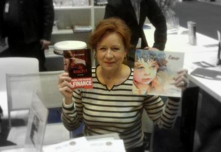 Avec Eva Darlan au salon du livre de Paris: Merci mon amie