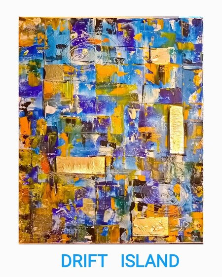 DRIFT ISLAND ACRYLIQUE  50 X60