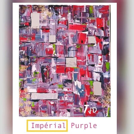 IMPERIAL PURPLE ACRYLIQUE 60 X50