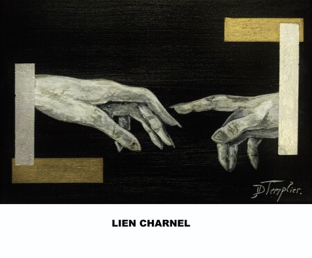 LIEN CHARNEL - ACRYLIQUE 33 X22 INDISPONIBLE