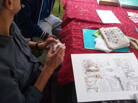 06 et 07 octobre art&com Campo Santo d'orl&eacute;ans avec mon ami dessinateur REGIS