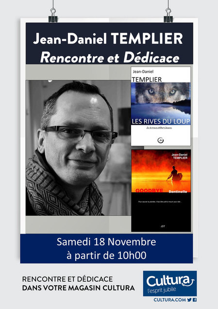 d&eacute;dicace cultura de tours nov. 2017